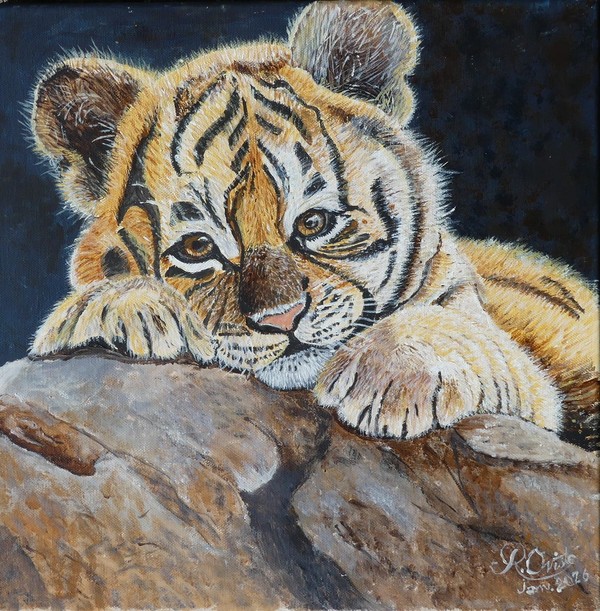 Tigreau (acrylique, mars 2026)